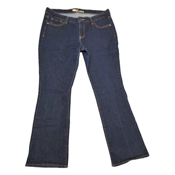 Old Navy Jeans Womens Sz 14 Dreamer Bootcut Denim Blue Stretch - Picture 1 of 12